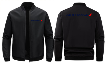AIR FRANCE LOOSE SOLID COLOR JACKET